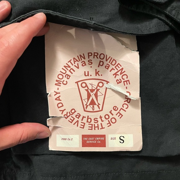 mens Garbstore canvas parka jacket - Picture 2 of 8